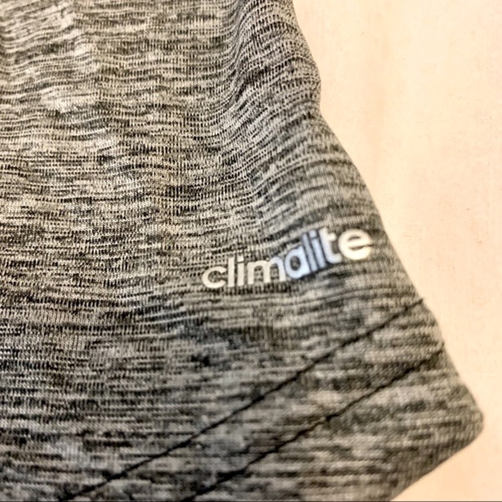 ADIDAS : Racerback Grey Workout Tank Top - Picture 9 of 13